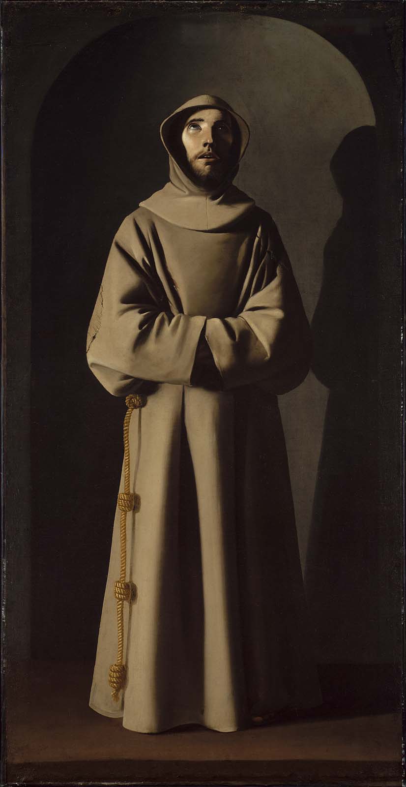 Saint Francis of Assisi, by Francisco de Zurbaran
